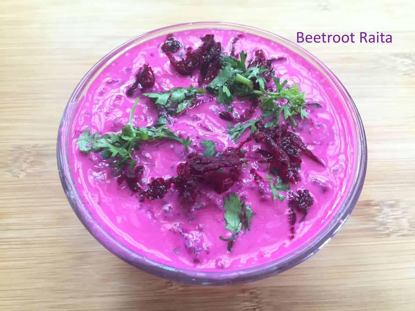 beetroot raita