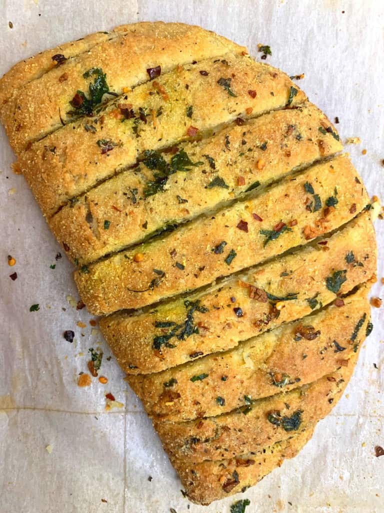 Dominos Style Stuffed Cheesy Garlic Bread Indian Veggie Delight