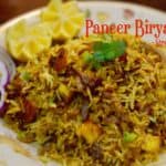 Street Style Paneer Biryani|Easy Paneer Biryani