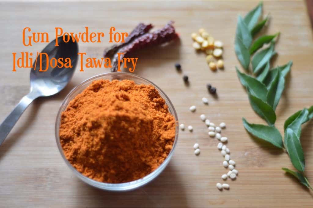 Gun Powder For Idli/Dosa Tawa Fry|Idli Milange Podi
