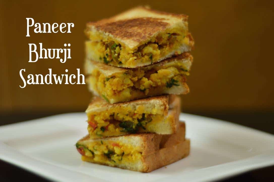 Paneer Bhurji Sandwich|Paneer Sandwich|Kids Lunch Box Recipe