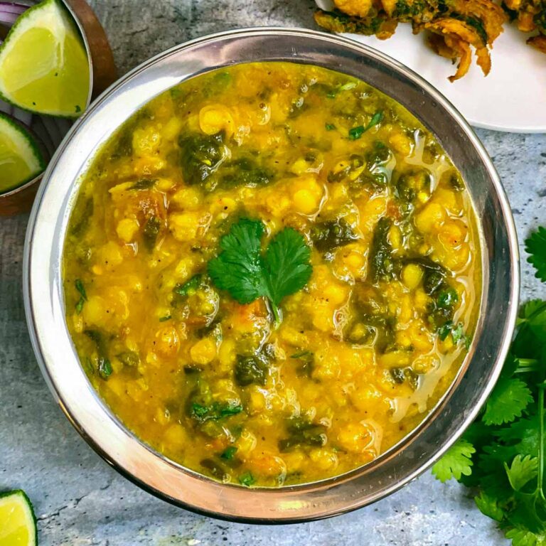 Instant Pot Spinach Dal / Dal Palak Indian Veggie Delight