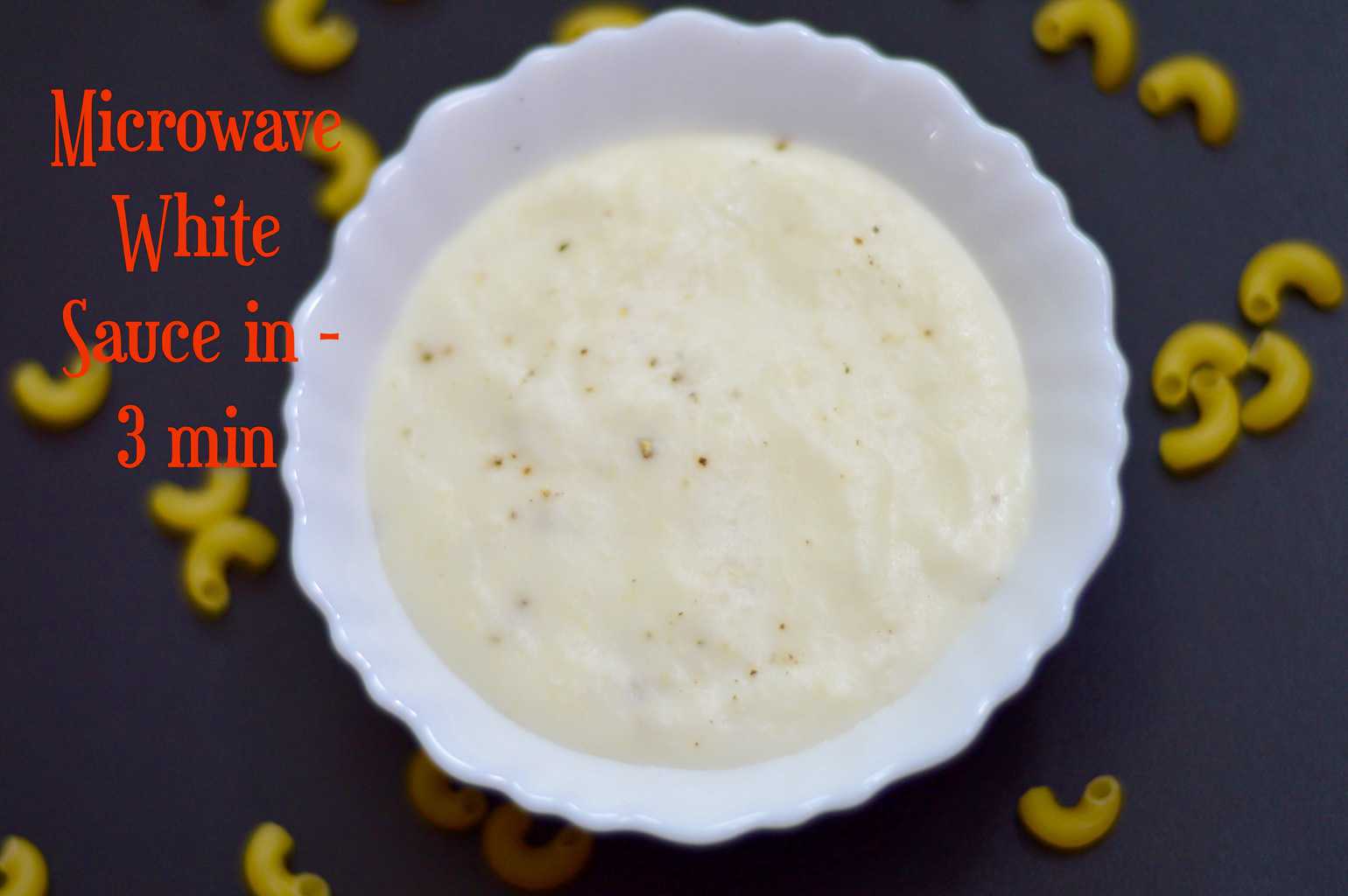 white sauce served in a white bowl