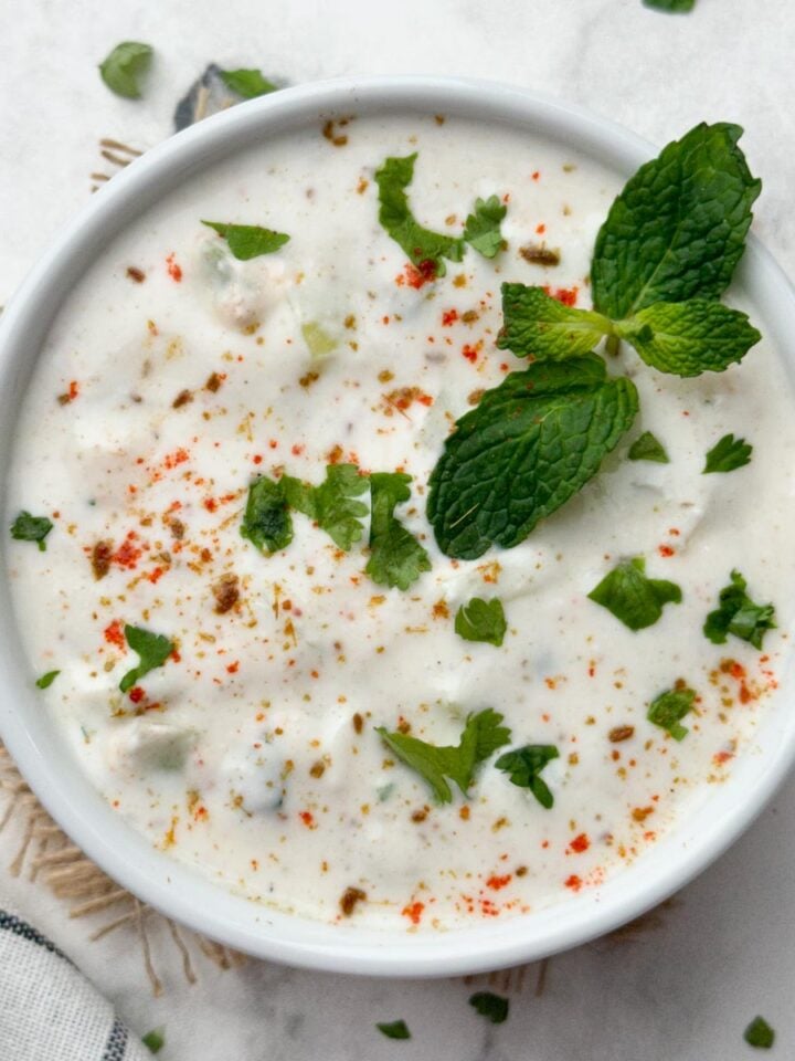 Boondi Raita (Dahi Boondi) - Indian Veggie Delight