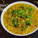 Instant Pot Whole Green Moong Dal|Green Lentils Curry|Hesarukalu Palya