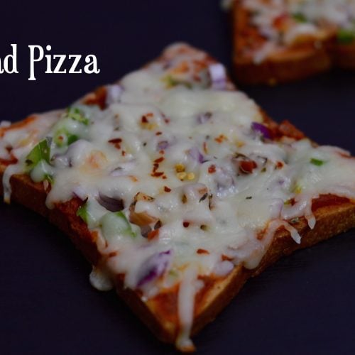 Bread Pizza Without Oven Indian Veggie Delight
