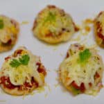 Papdi Pizza|Tea Time Snack|Finger Food