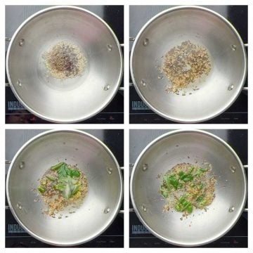 Step to prepare the tempering collage.
