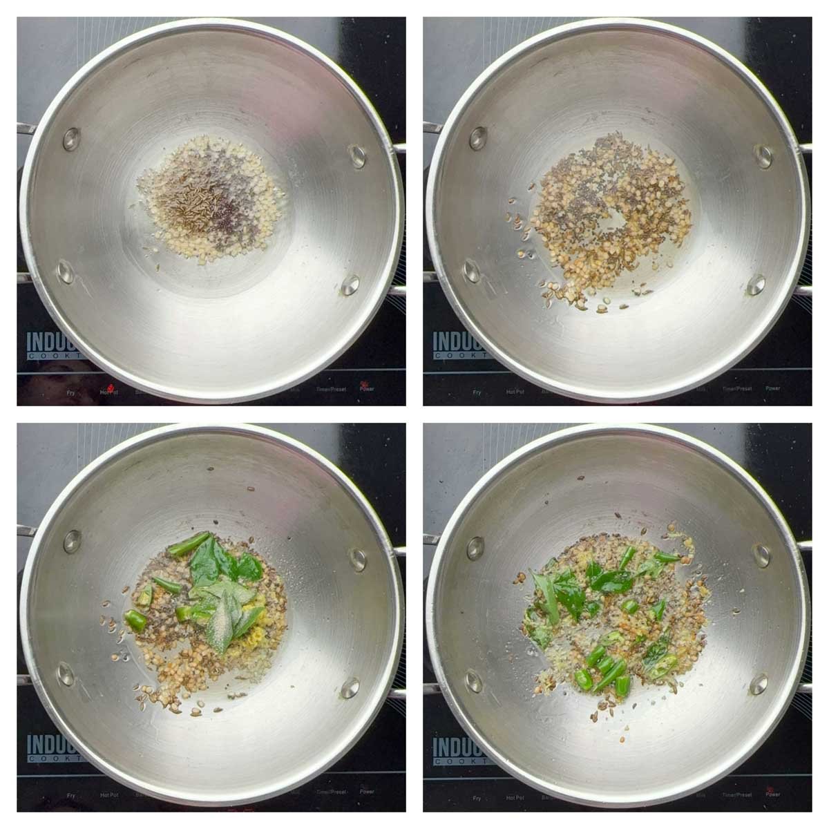 Step to prepare the tempering collage.