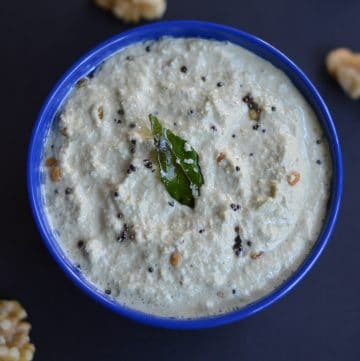 Walnut Chutney|Side dish For Idli,Dosa