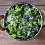 Broccoli Poriyal|Broccoli Stir Fry with fresh coconut