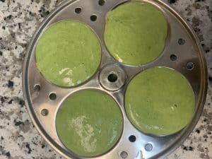 step to steam palak idli