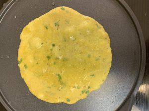 paratha on the tawa