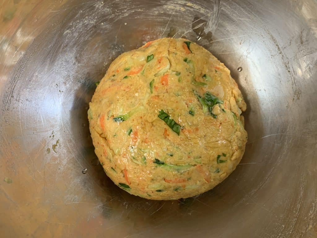 knead the dough smooth