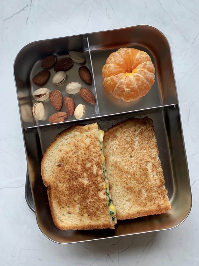 Healthy Indian Kids Lunch Box Recipes - Indian Veggie Delight