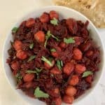 beetroot chickpea dry