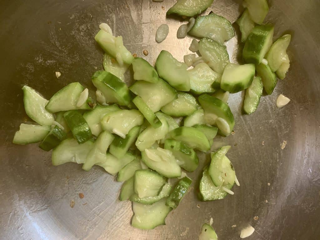 step to cook ridge gourd pieces till soft