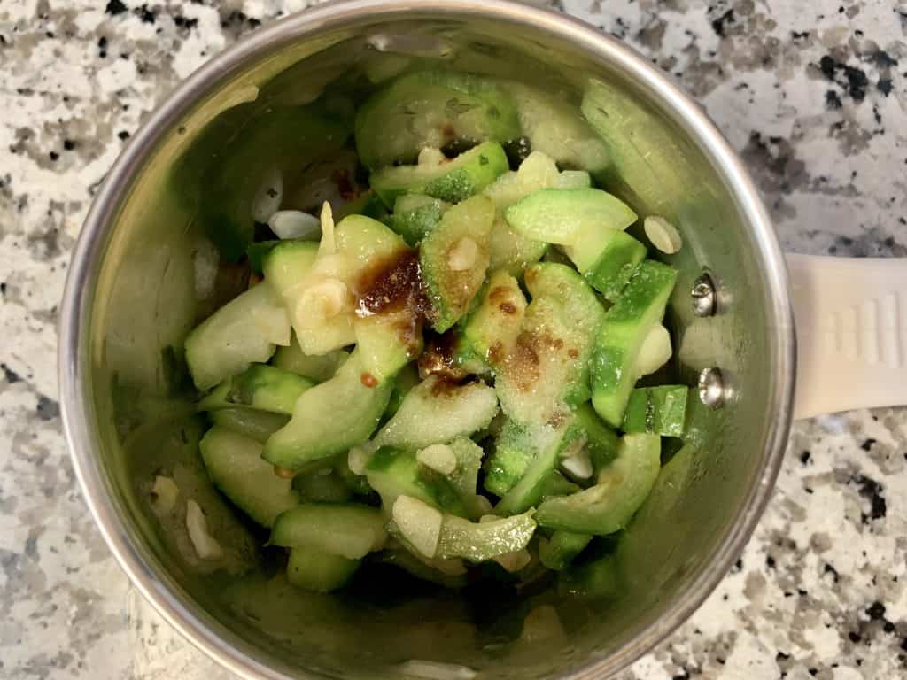 step to blend chutney ingredients in a blender till smooth