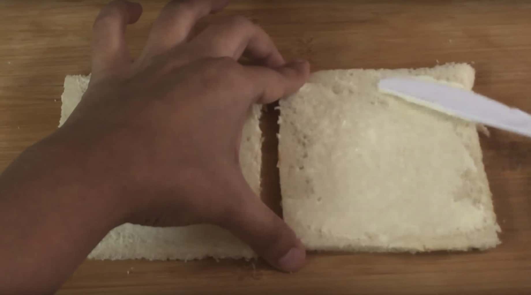 spread butter to sandwich bread
