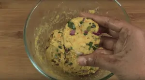 step to make a cutlet shape