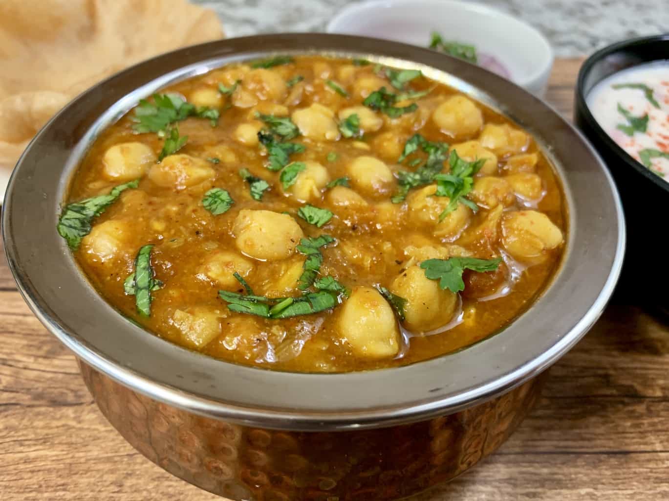 Instant Pot Channa Masala|Punjabi Chole|Chickpea Curry is one-pot healthy protein-rich vegan and gluten free recipe cooked in a spicy, flavorful onion-tomato gravy along with few spices.