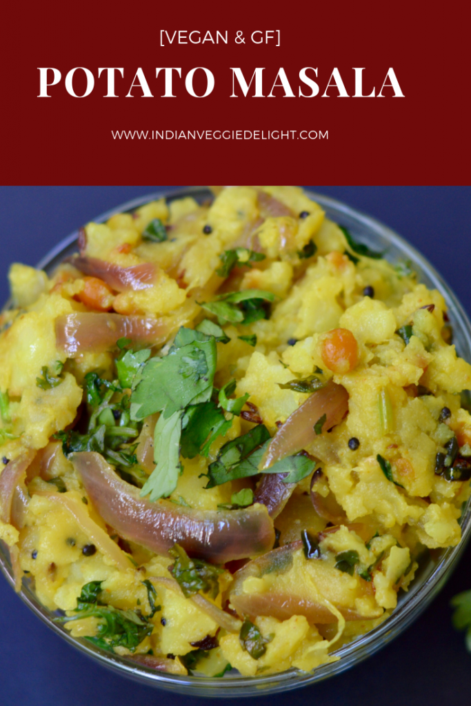 Potato Masala For DosaPotato Filling for Masala Dosa + Video Indian