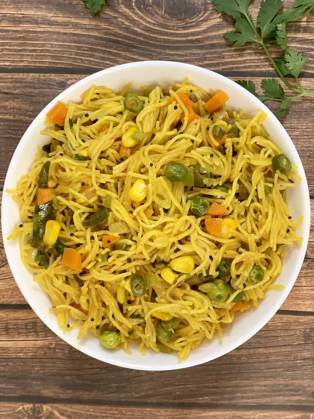 Instant Pot Vermicelli Upma (Semiya Upma) - Indian Veggie Delight