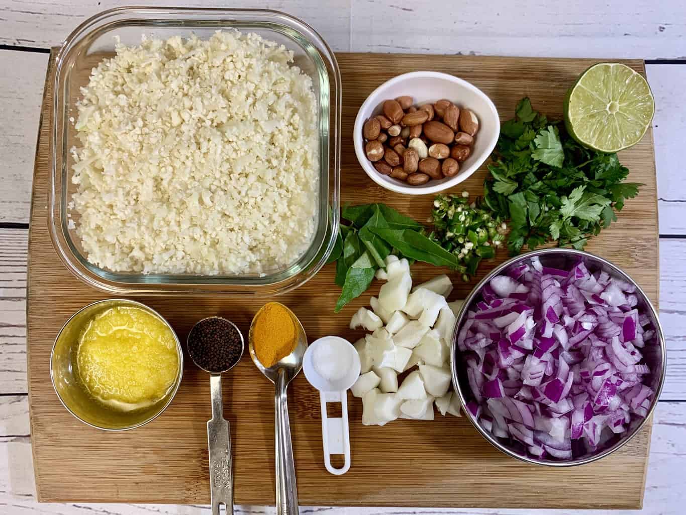 keto poha ingredients