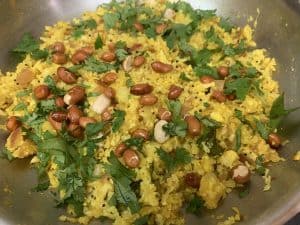 garnish with cilantro and peanuts