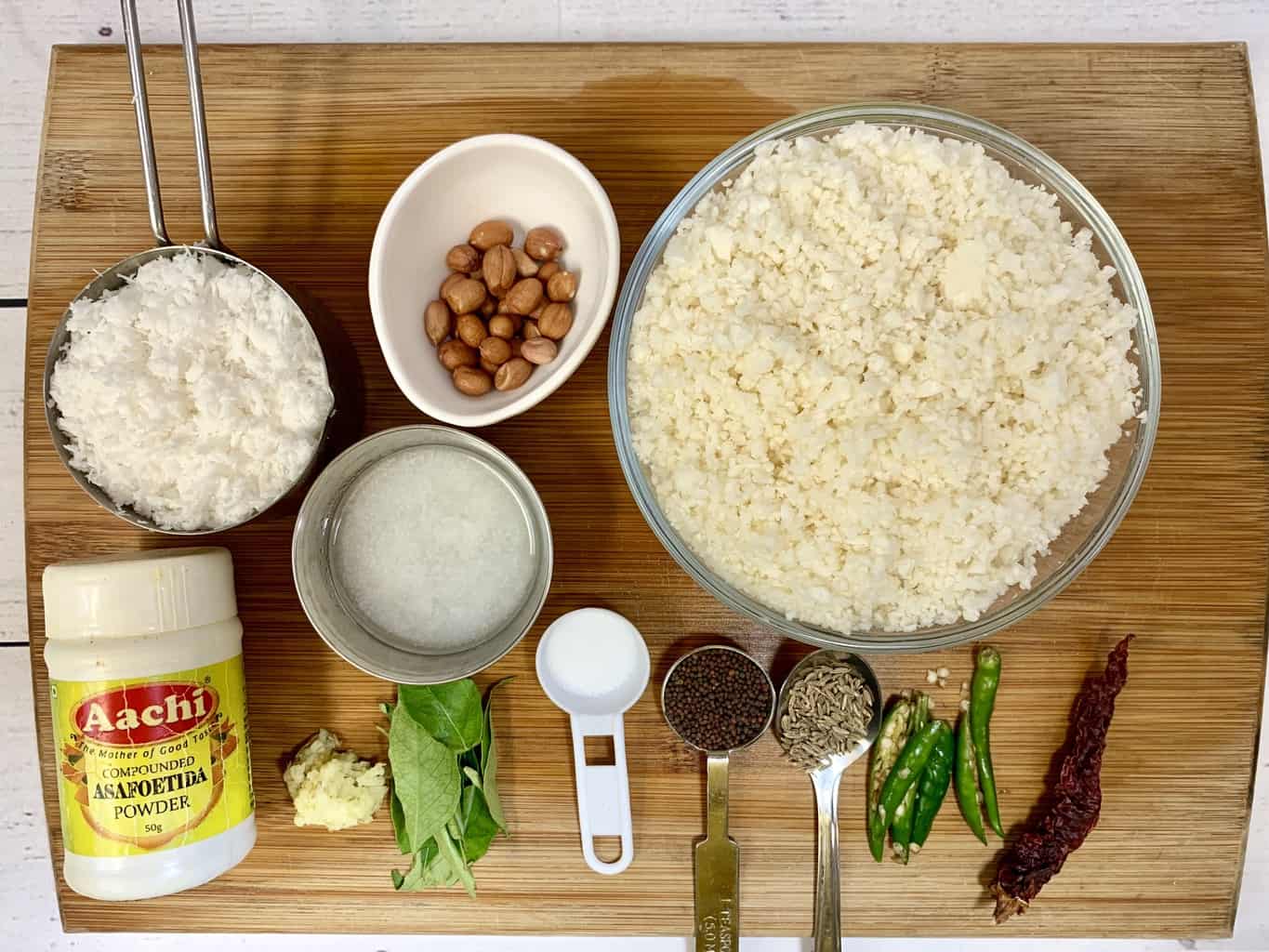 keto cauliflower rice coconut rice ingredients