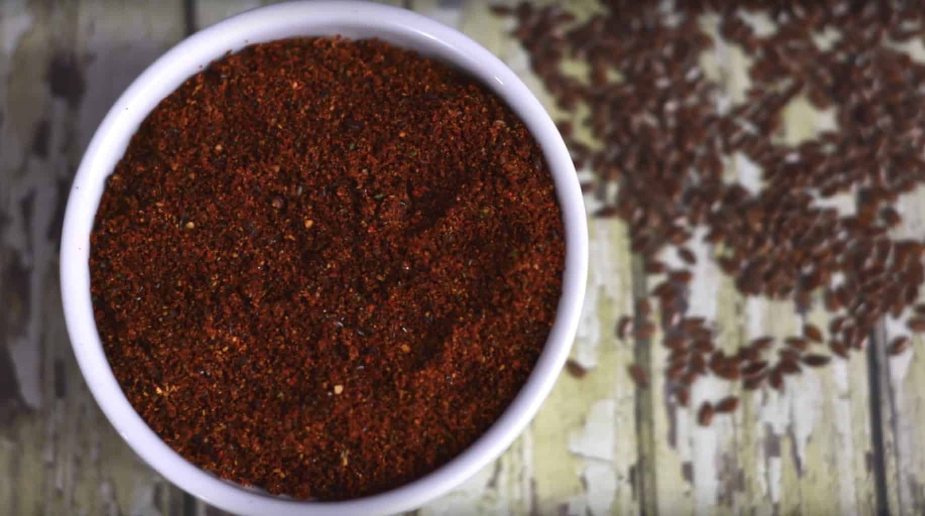 Flax Seeds Chutney Powder also known as Agase Chutney Pudi is a super healthy and delicious North Karnataka Style chutney powder prepared using flax seeds, red chili powder, curry leaves, garlic, tamarind ,jaggery and salt.