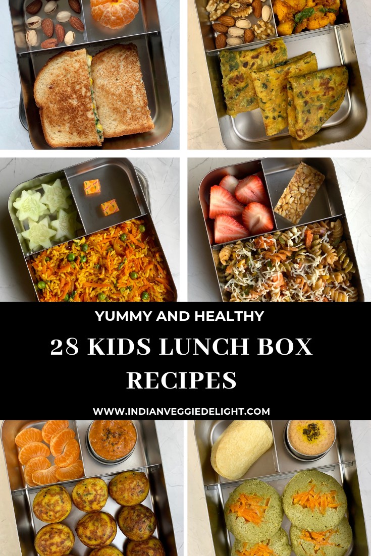 Healthy Kids Lunch Box Recipes - Indian Veggie Delight