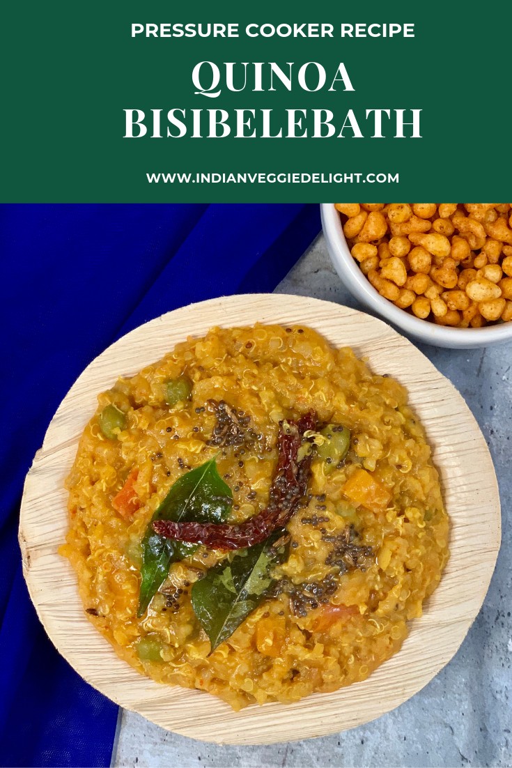 Quinoa bisi bele bath pinterest picture