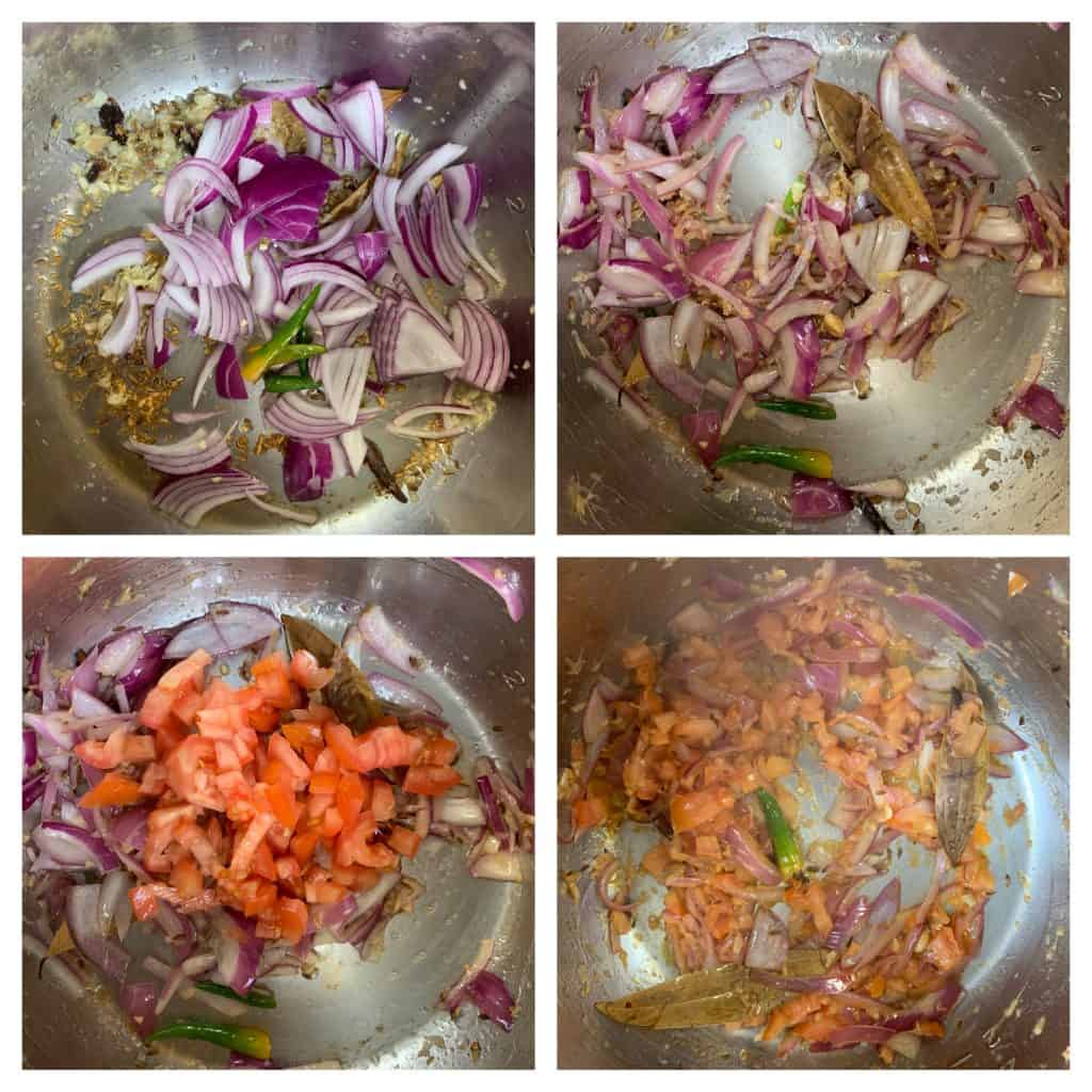 A flavorful healthy one pot meal of pulao made with quinoa and fresh cut vegetables