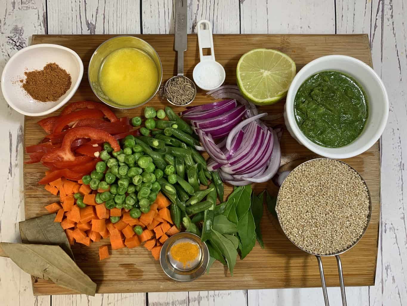 Kodo Millet Pulao Ingredients