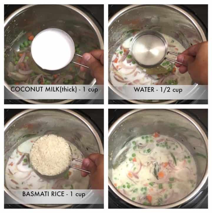 Coconut Milk Pulao (Instant Pot & Stovetop) Indian Veggie Delight