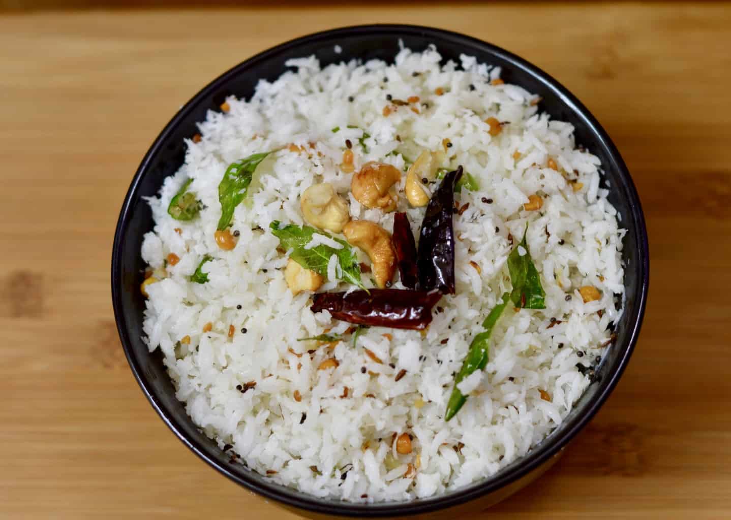 coconut rice served in a bowl