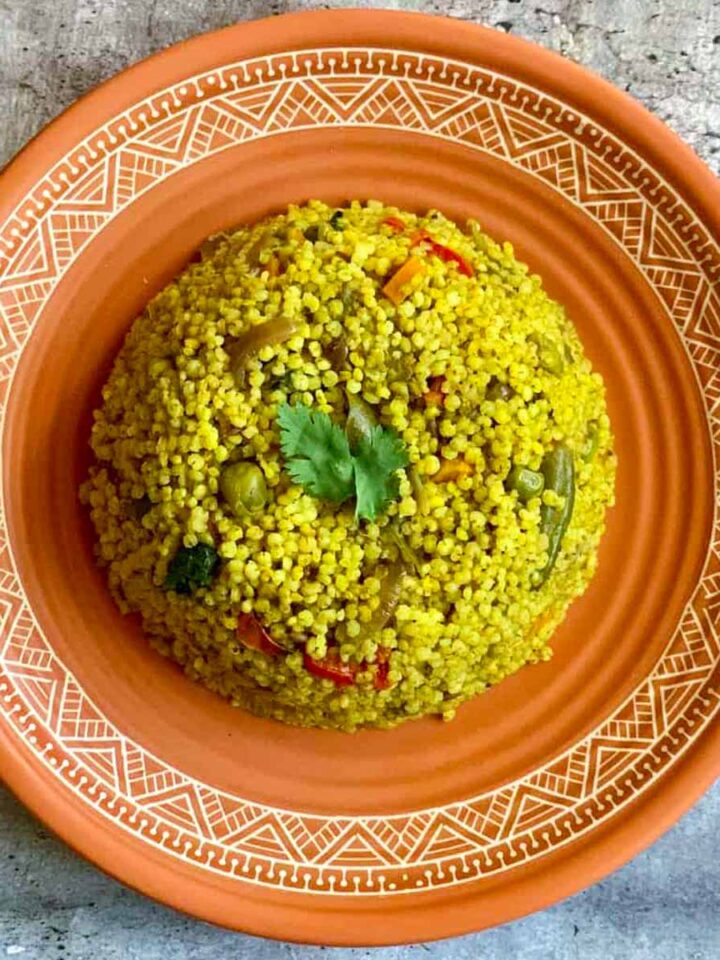Millet Pongal (Thinai Pongal) Instant Pot Indian Veggie Delight