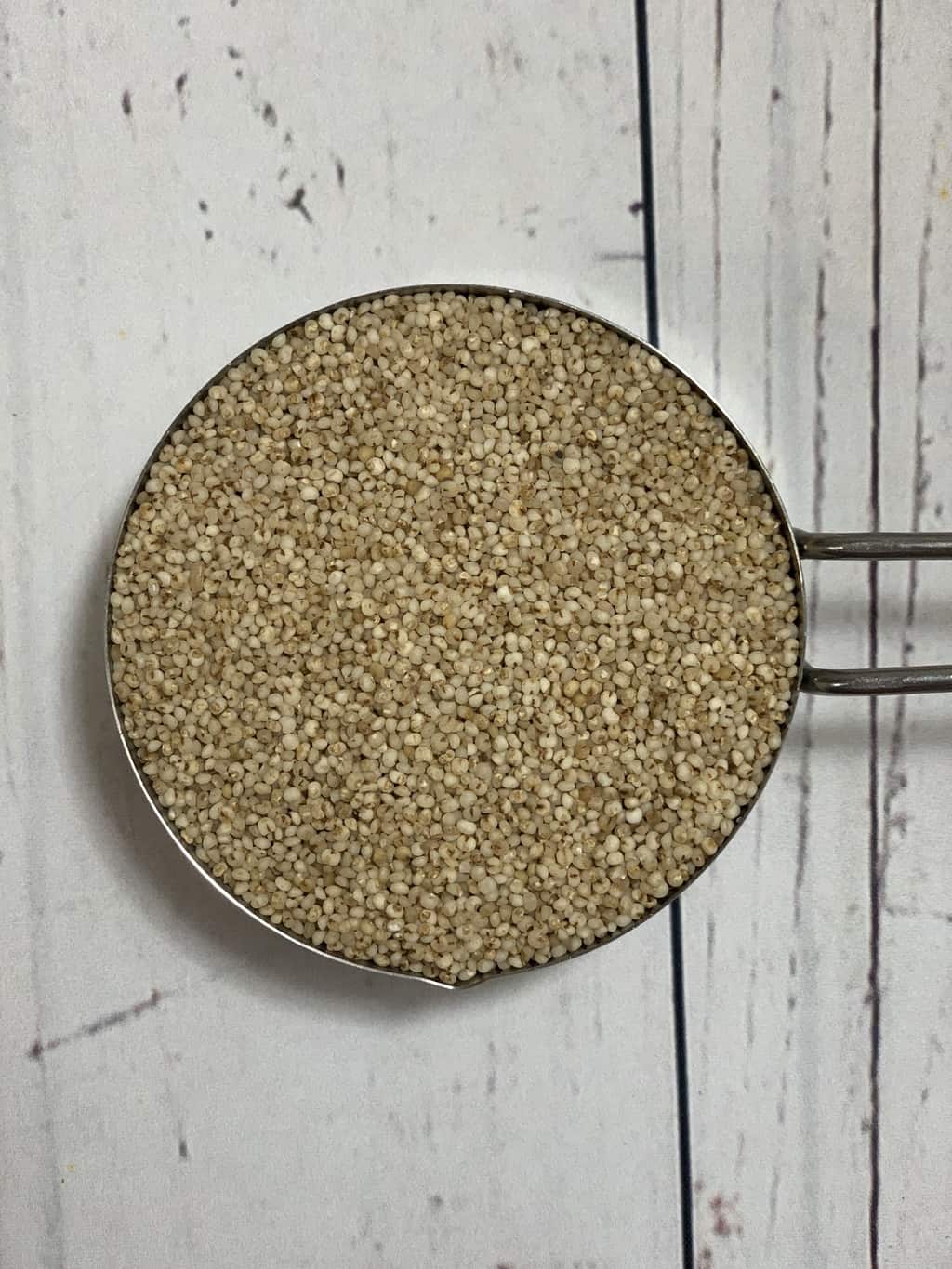 Kodo Millet in a measuring cup