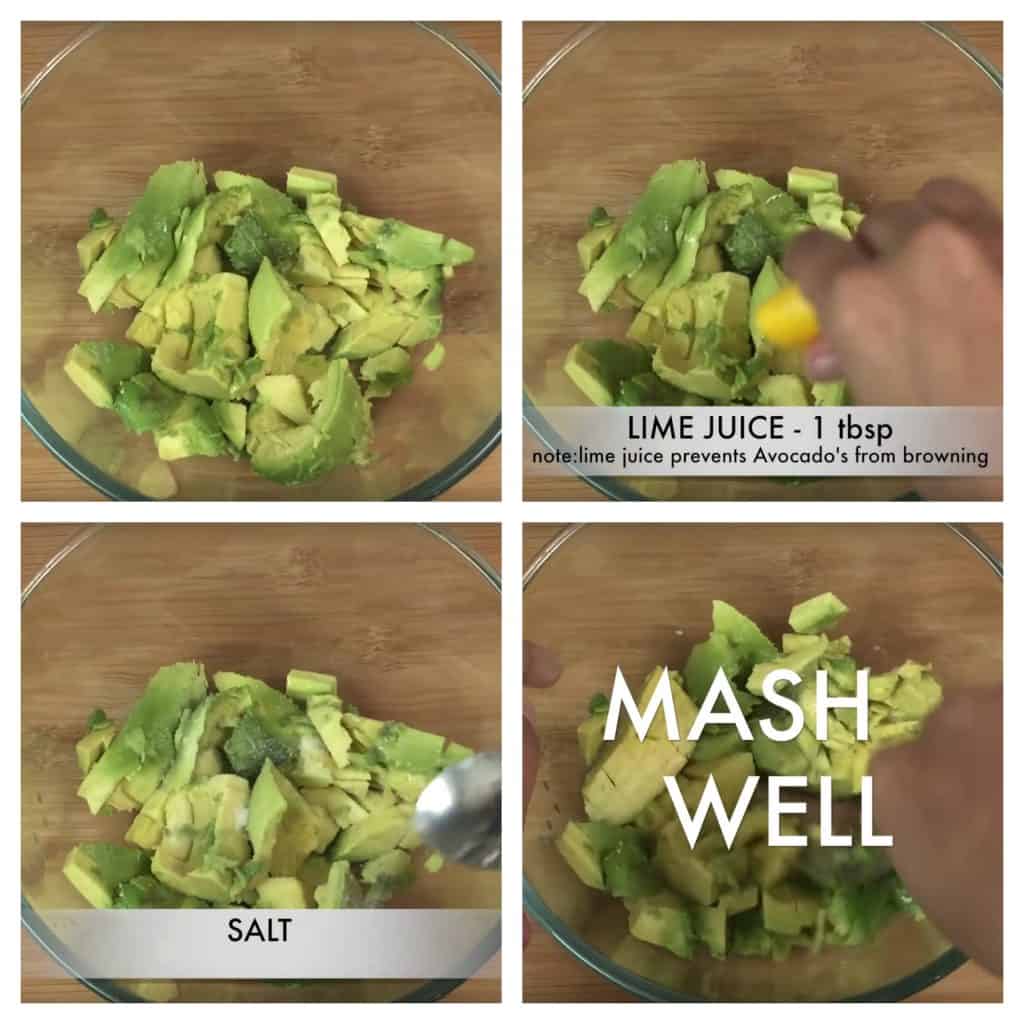 prepare avocado salsa