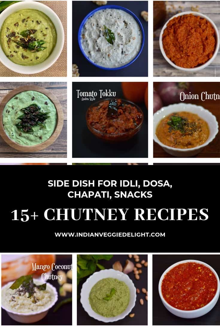 15 indian chutney recipes collage