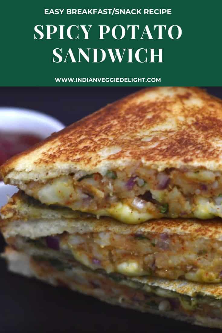 Potato Sandwich (Aloo Sandwich) Indian Veggie Delight