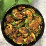 zucchini besan sabzi