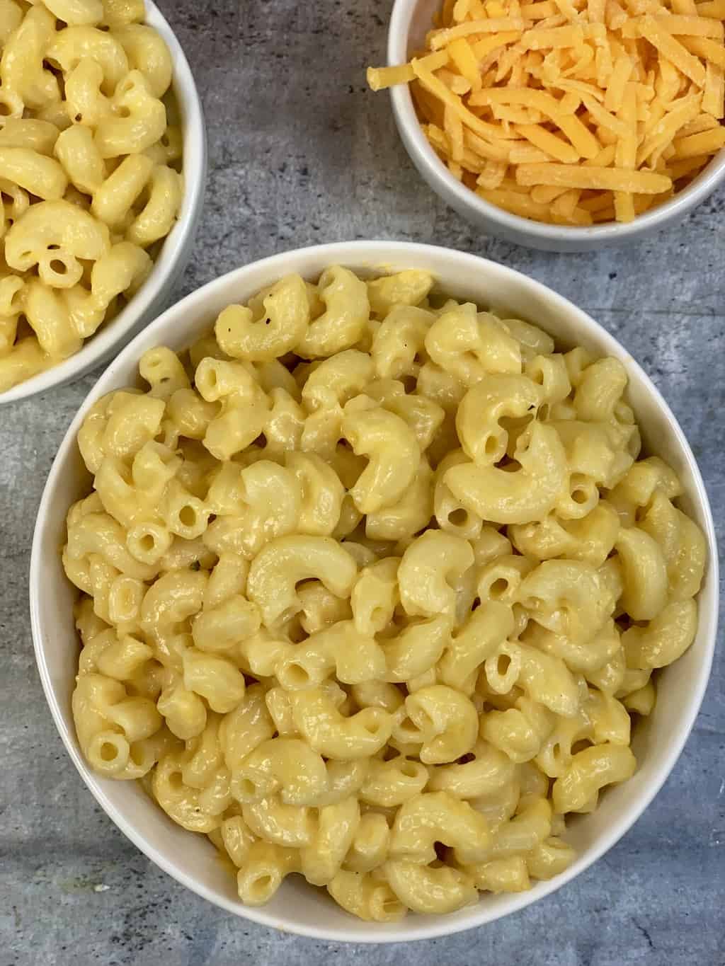 Mac and Cheese served in a bowl