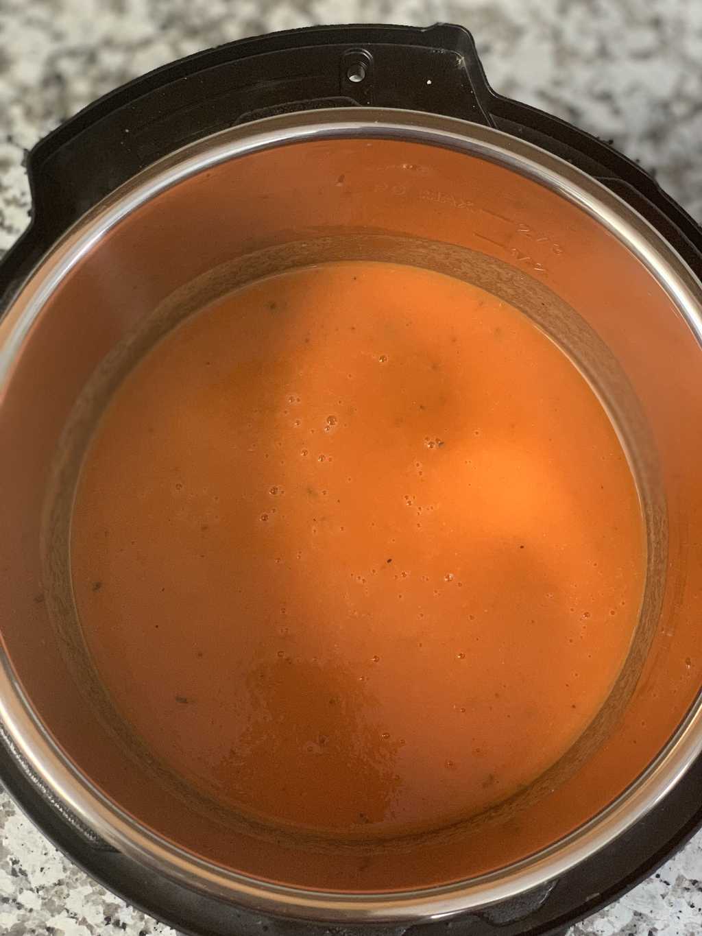 tomato soup in instant pot insert