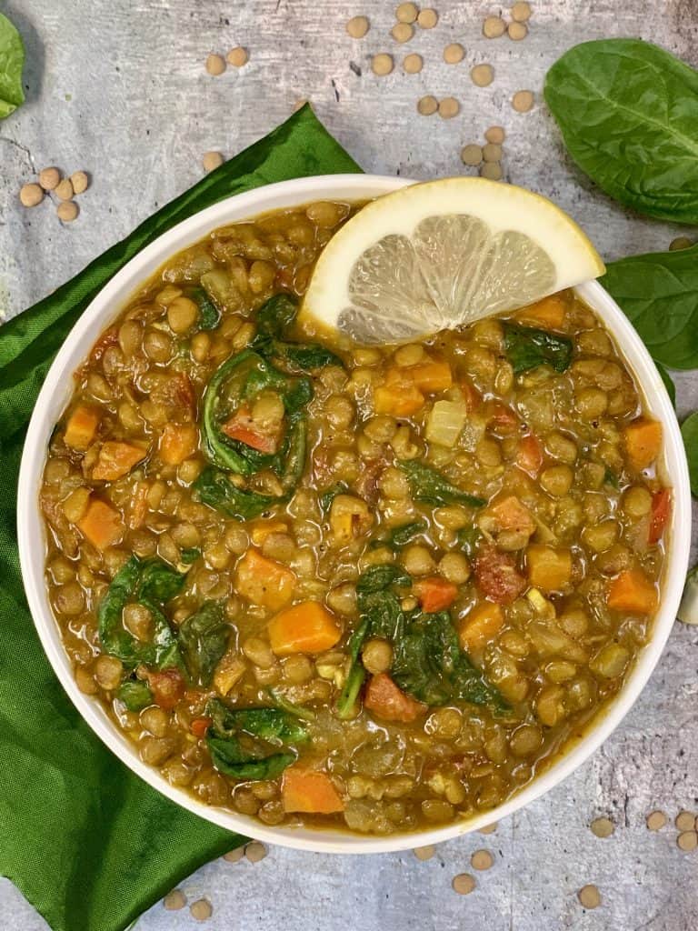 Best Instant Pot Lentil Soup Indian Veggie Delight
