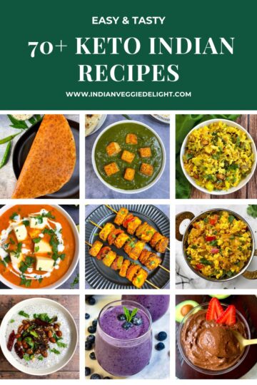 Keto Indian Recipes | Low Carb Recipes - Indian Veggie Delight