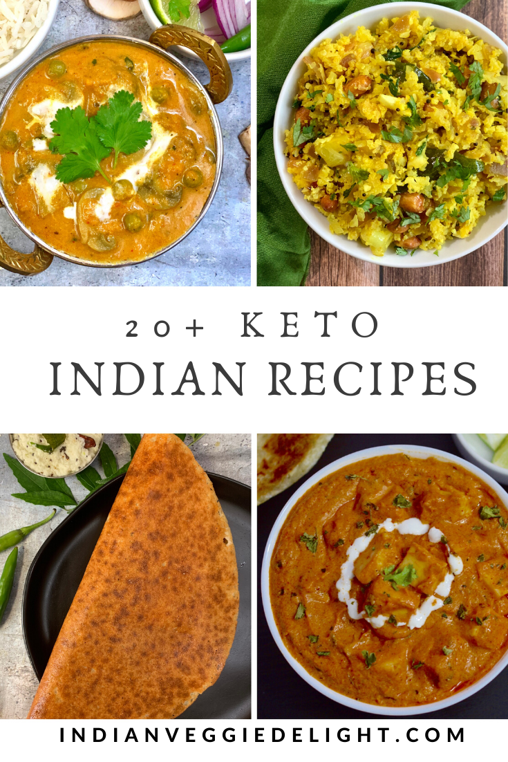 Keto Indian Food Recipes - Indian Veggie Delight
