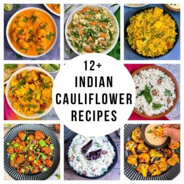 indian cauliflower recipes collection collage
