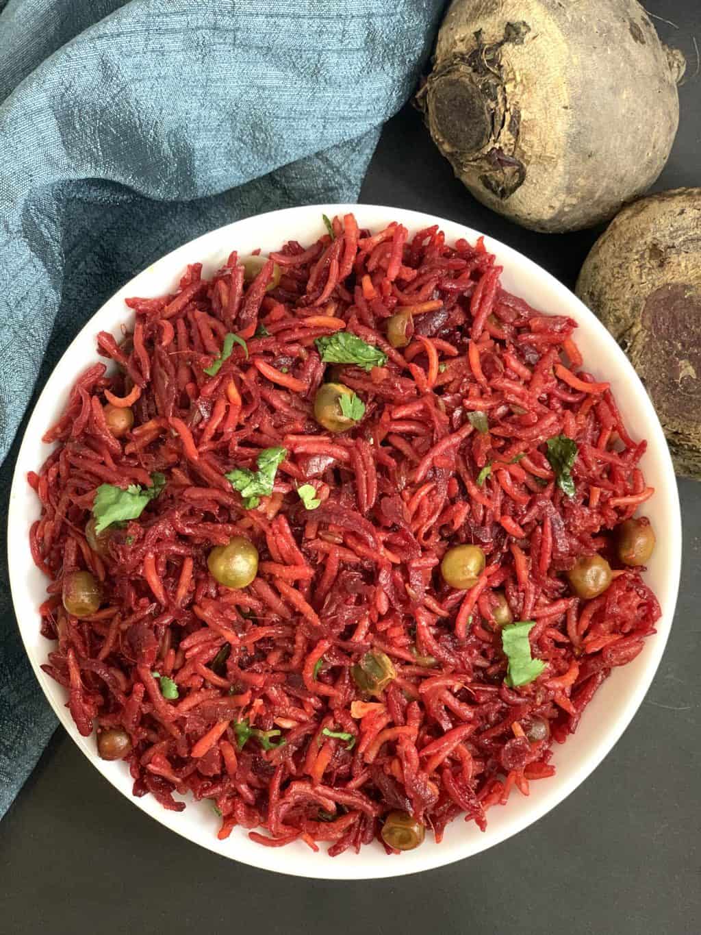 Beetroot Rice Beetroot Pulao Instant Pot Indian Veggie Delight
